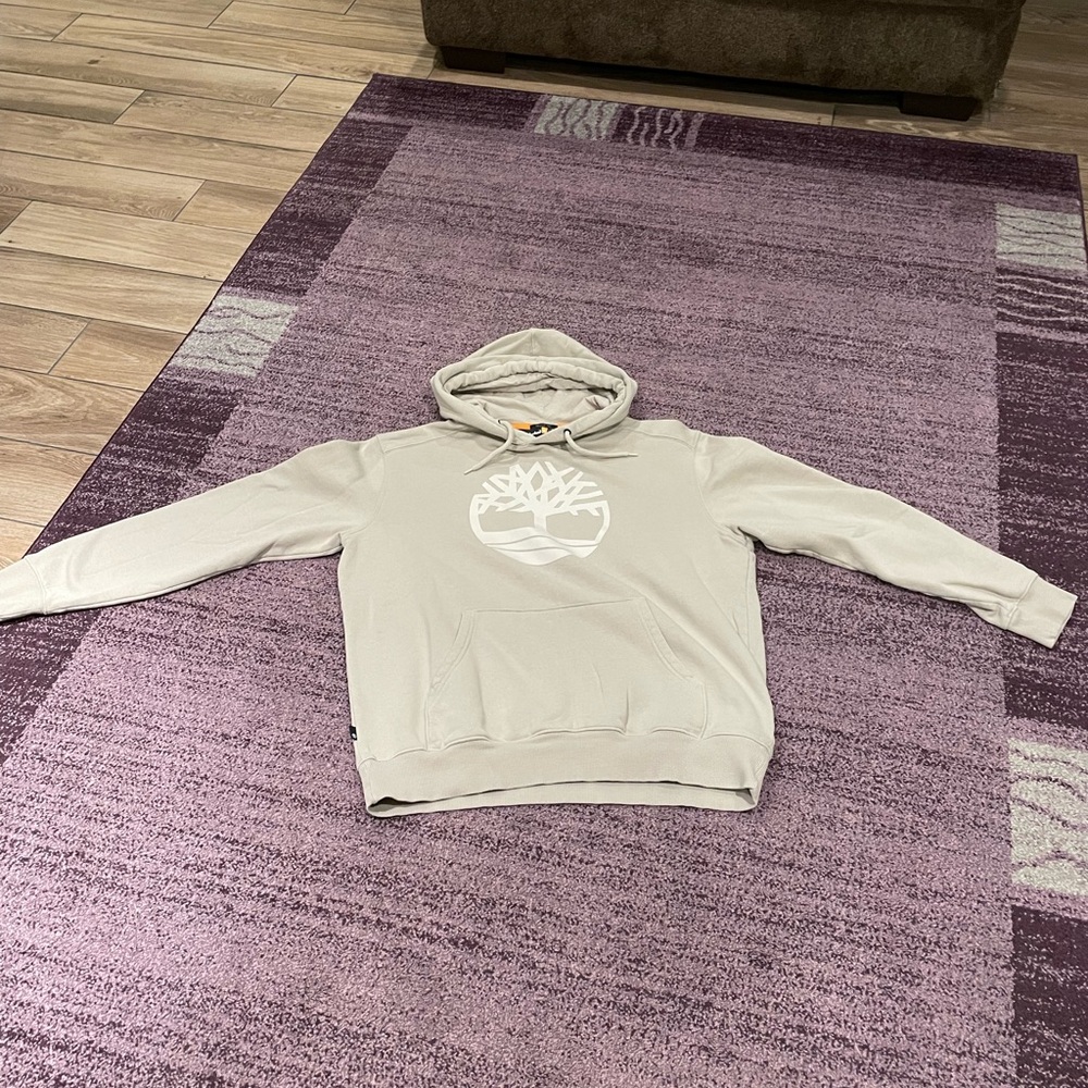 Large tan timberland hoodie